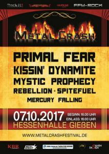 Metal Crash Festival 2017 poster