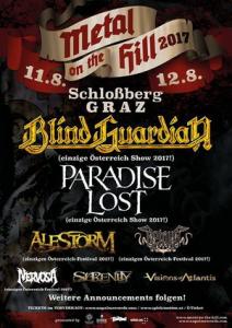 Metal On The Hill Festival 2017 poster