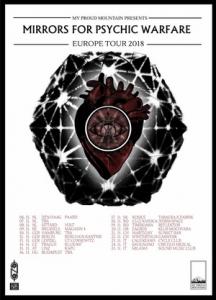 Mirrors For Psychic Warfare Euro Tour 2018 poster