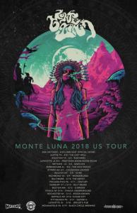Monte Luna US Tour 2018 poster