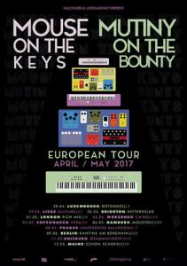ouse on the keys Euro Tour 2017 poster