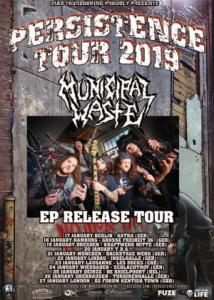 Municipal Waste Euro Tour 2019 poster