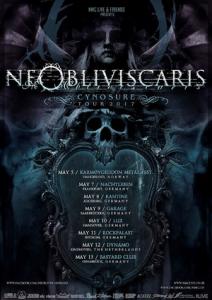 Ne Obliviscaris Euro Tour 2017 poster