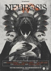 Neurosis Australian & New Zealand Tour 2017 poster