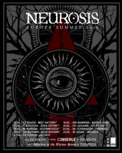 Neurosis Euro Tour 2018 poster