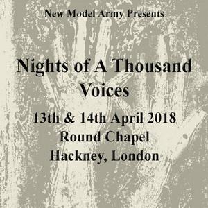 New Model Army London Shows 2018 poster
