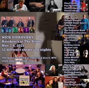 Nick Didkovsky Performance Series 2015 poster