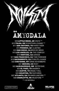 Noisem US Tour 2016 poster
