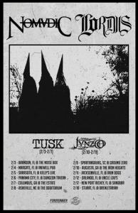 Nomvdic US East Coast Tour 2017 poster