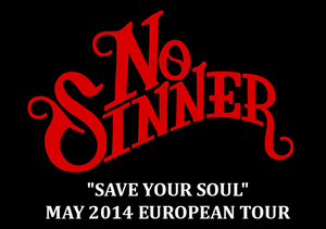No Sinner May 2014 European Tour poster