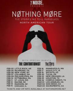 Nothing More & The Contortionist US Tour 2018 poster