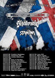 Omnium Gatherum Euro Tour 2017 poster