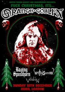 Orange Goblin Xmas Show 2016 poster