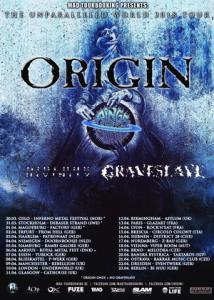 Origin Euro Tour 2018 poster