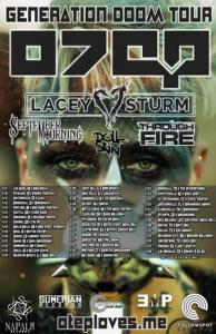 Otep US Tour 2016 poster