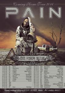 Pain European Tour 2016 poster