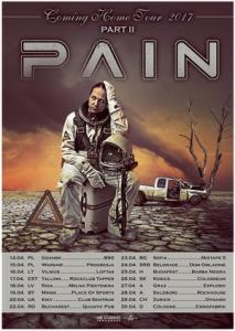 Pain Euro Tour 2017 poster