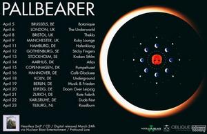 Pallbearer Euro Tour 2017 poster