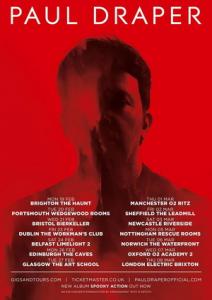 Paul Draper UK Tour 2018 poster