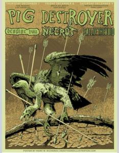 Pig Destroyer CA Live Dates 2017 poster