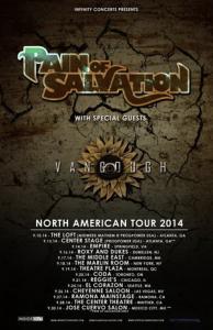 Pain of Salvation North American tour 2014 poster