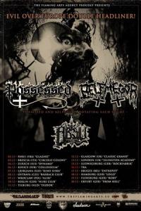 Possessed Belphegor Euro Tour 2016 poster