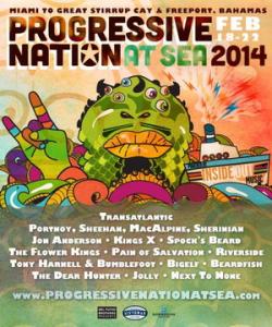 Progressive Nation at Sea 2014 poster