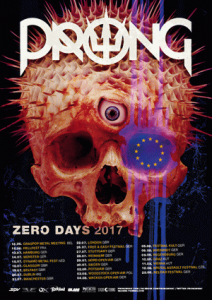Prong Euro Tour 2017 poster