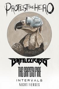 Protest The Hero - Battlecross tour 2014 poster