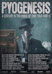 Pyogenesis Tour & Festivals 2016 poster