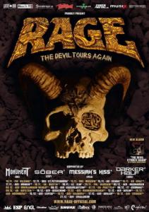 Rage The Devil Tours Again 2016 poster