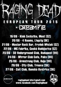 Raging Dead Euro Tour 2015