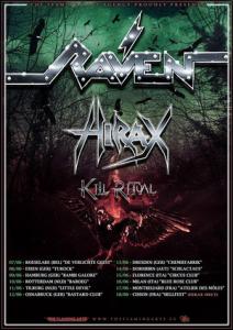 Raven Euro Tour 2017 poster