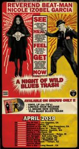 Reverend Beat-Man & Nicole Izobel Garcia US Tour 2018 poster