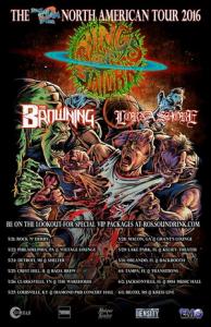 Rings Of Saturn North American Tour 2016 poster