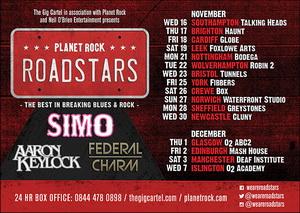 Roadstars UK Tour 2016 poster