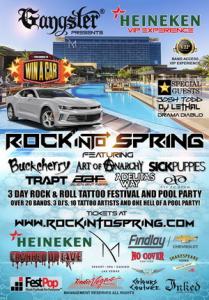 Rock Into Spring Festival 2017 poster