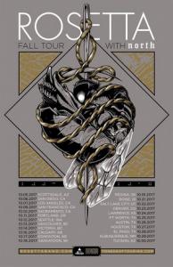 Rosetta North American Tour 2017 poster