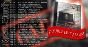Royal Hunt Euro tour poster 2016 & live album cover