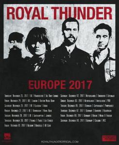 Royal Thunder Euro Tour 2017 poster