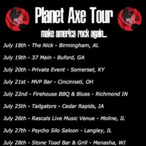 Ryan Roxie US Tour 2018 poster