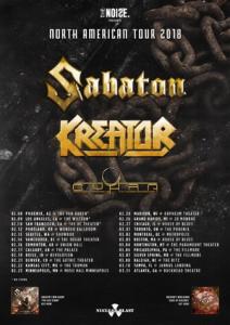 CyHra North American Tour 2018 poster