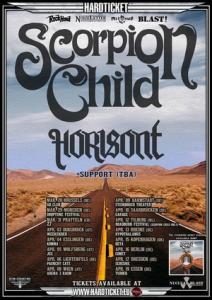 Scorpion Child Euro tour 2014 poster