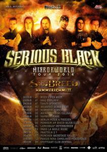Serious Black European Tour 2016 poster