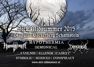 Sick Midsummer Festival 2015 poster