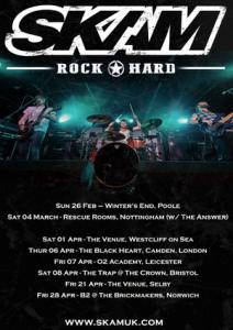 Skam UK Tour 2017 poster