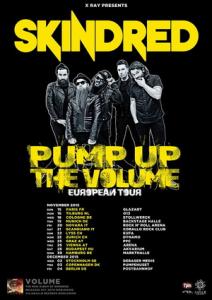 Skindred Euro Tour 2015 poster
