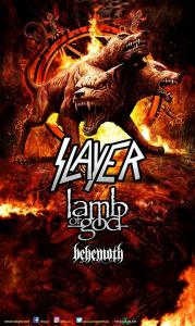 Slayer North American Tour 2017 poster