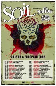 SOiL UK & European Tour 2016 poster