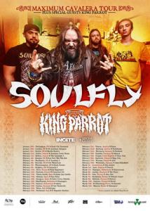 Soufly & King Parrot Euro Tour 2016 poster